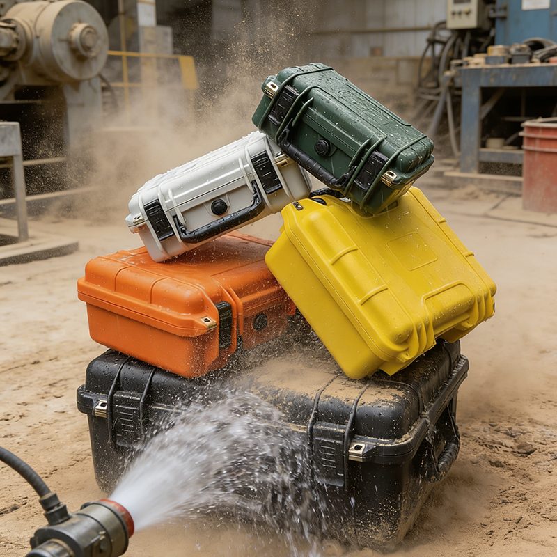 IP67 tertutup sepenuhnya kalis air dan kotak keras kalis debu